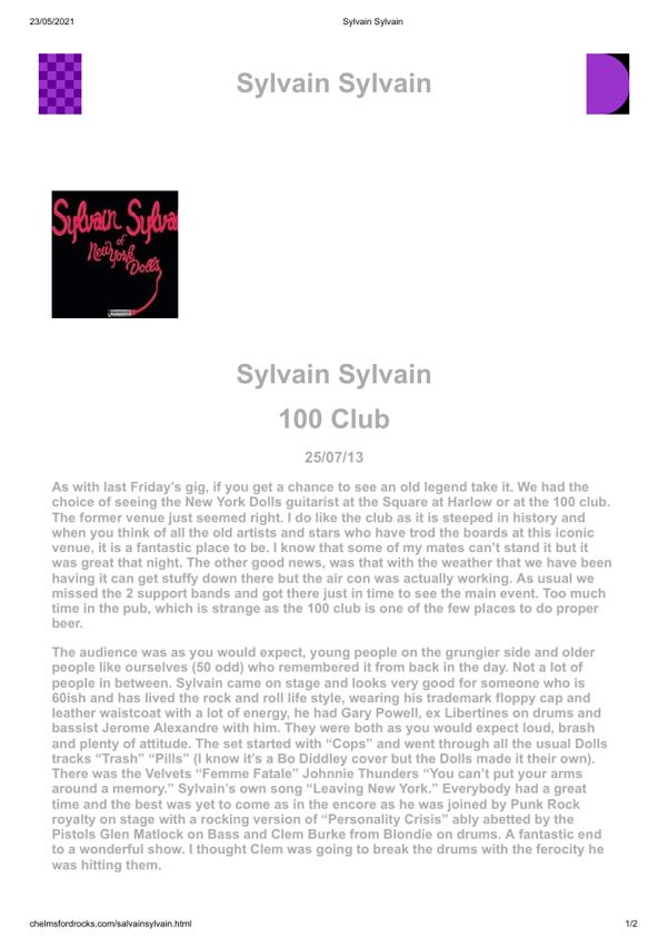 First-page preview of Sylvain Sylvain.pdf